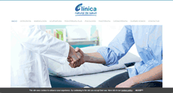 Desktop Screenshot of clinicanaturaldesalud.com
