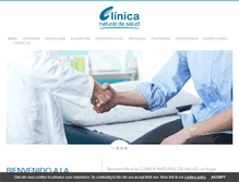 Tablet Screenshot of clinicanaturaldesalud.com